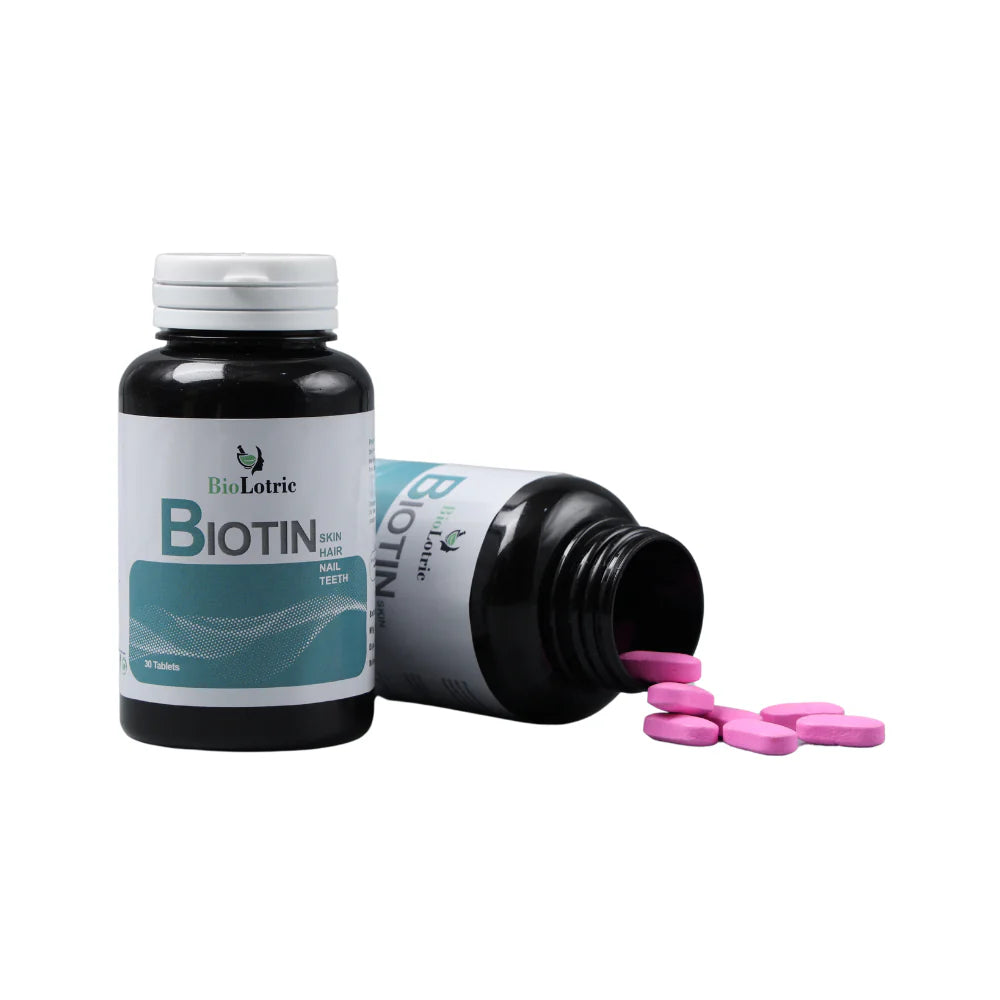 Biotin Health Supplements For Hair Growth - Biolotric